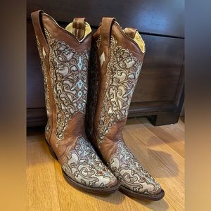 Corral Women’s Turquoise Cowboy Boots 6.5